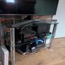 Glass TV Stand Image 2