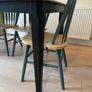 Upcycled Solid Wood Dining Table - Hand Painted White Coffee Whitewash - Modern Rustic - One of a Kind Image 6