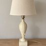 Vintage Alabaster Stone Table Lamp Image 4