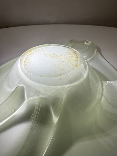 Fratelli Toso Murano, legendary Starry Night Organic Bowl. Ermanno Toso Design. c.1955 to 1965
