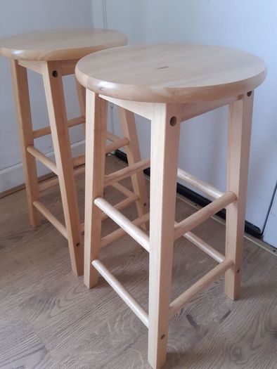 Pair of Wooden Stools
