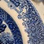 Antique Blue Willow Side Plate 1850 to 1890 Image 2