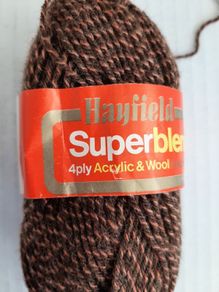 new vintage 25% wool knitting/crafts/crochet