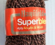 new vintage 25% wool knitting/crafts/crochet