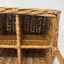 Wicker 4 bottle basket Image 3