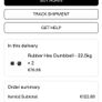 BLK BOX 22.5kg Hex Dumbbells (Pair) Image 2