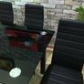 Glass dining table set with 6 chairs Free Delivery Image 2
