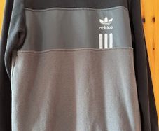 Adidas Black / Grey Sweater Jumper. Size Uk Medium  Great Quality & In  Great Used Condition.
