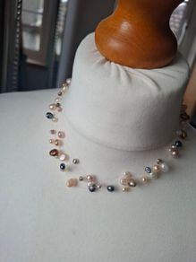 Jersey freshwater Multicoloured pearls