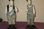 Vintage Laurel and Hardy Statues