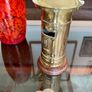 Vintage Novelty Post Office Box Money Box Brass With Wooden Base Image 5