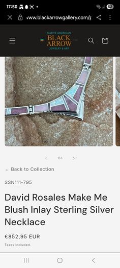Vintage sterling silver necklace