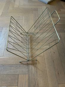 Gold magazine rack / holder