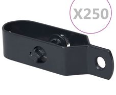 Fence Wire Tensioners 250 pcs 100 mm Steel Anthracite