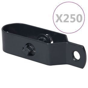 Fence Wire Tensioners 250 pcs 100 mm Steel Anthracite