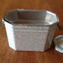 Vintage Enamel Lunch Box with Interior Tray Image 3