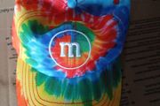 Tie dye m&amp;m hat