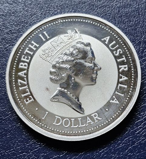 Australia 1998 Kookaburra 1 Oz Silver 1 Dollar