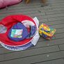 rocket play tent with ball of balls Image 3