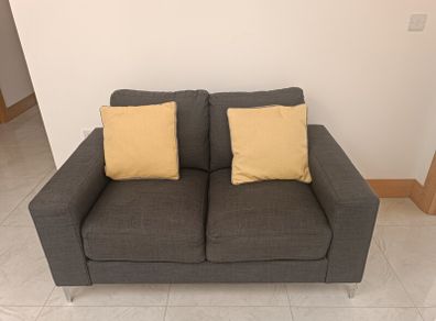 Grey 2 Seater Sofa