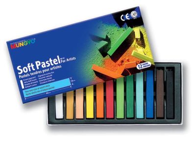 Mungyo Artist's Soft Pastels (12 Multicolour)