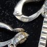 very nice old clips made of 935 silver Image 4