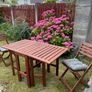 Garden table with chairs (foldable) Image 2