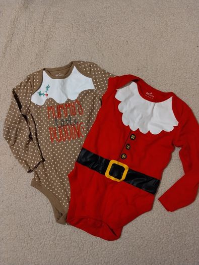 Christmas Baby Cotton bodysuits,  NEW