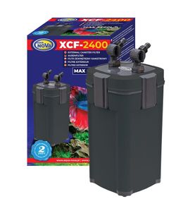 Aqua Nova XCF-2400 External Filter with UV Lamp 9W for Aquarium up to 500L