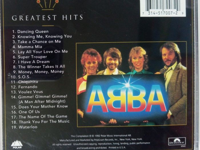 Abba [1992] Abba Gold [1xcd Album]