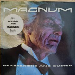 Magnum - Heartbroke And Busted 7" Vinyl Single (1990) Classic Hard Rock w/Picture Sleeve EX+ OUT OF PRINT
