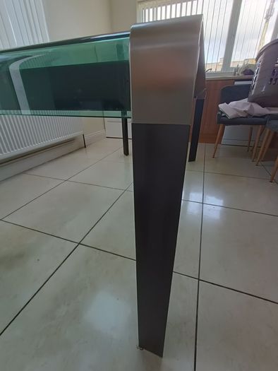 Glass dining table