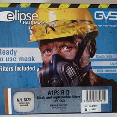 GVS Elipse Integra A1P3 R D Respirator + filters