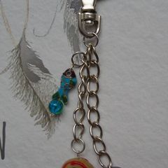 Bag charm, Handmade jewellery,New,Gift