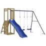 Outdoor Playset | Brown | Solid pine wood, Polypropylene | Large Image 2