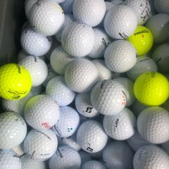 50 used mixed brand golf balls