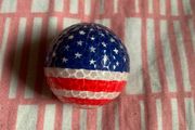 American Themed golf ball