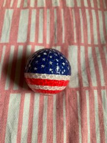 American Themed golf ball