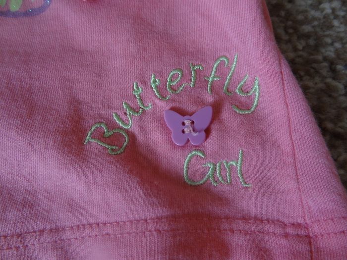 Girls butterfly top