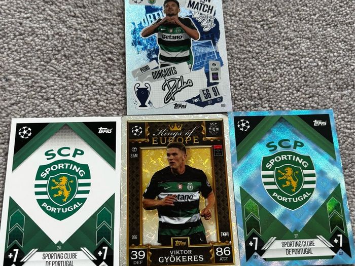 4 sporting Portugal match attack cards