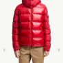 moncler maya red jacket (medium) Image 2