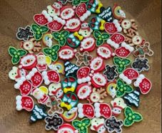 small christmas charms - luminous - diy