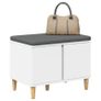 Hall Bench with Cushion & Storage Image 2