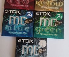 TDK MD-74 Minute Mini Discs