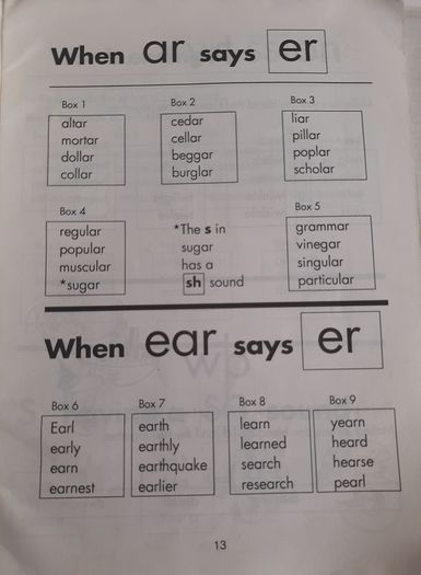 old school book Phonic spelling Folens 1990