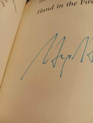 Hugo Hamilton/ Hand In The Fire/ Signed/ 2010