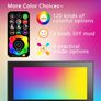 LED Floodlight Outdoor 40W 4000LM, Flood Lights Colour Changing, 120 RGB Colours- Warm White-Timing-Remote Control - 5 Modes, IP66 Waterproof, UK 3-Plug Image 2