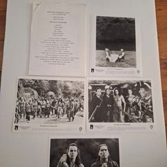 1992 The Last Of The Mohicans Press Kit (Daniel Day Lewis)