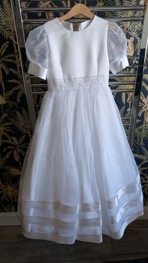 Beautiful White Communion Dress & Shoes for Sale