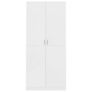 Wardrobe White 90x52x200 cm Image 6